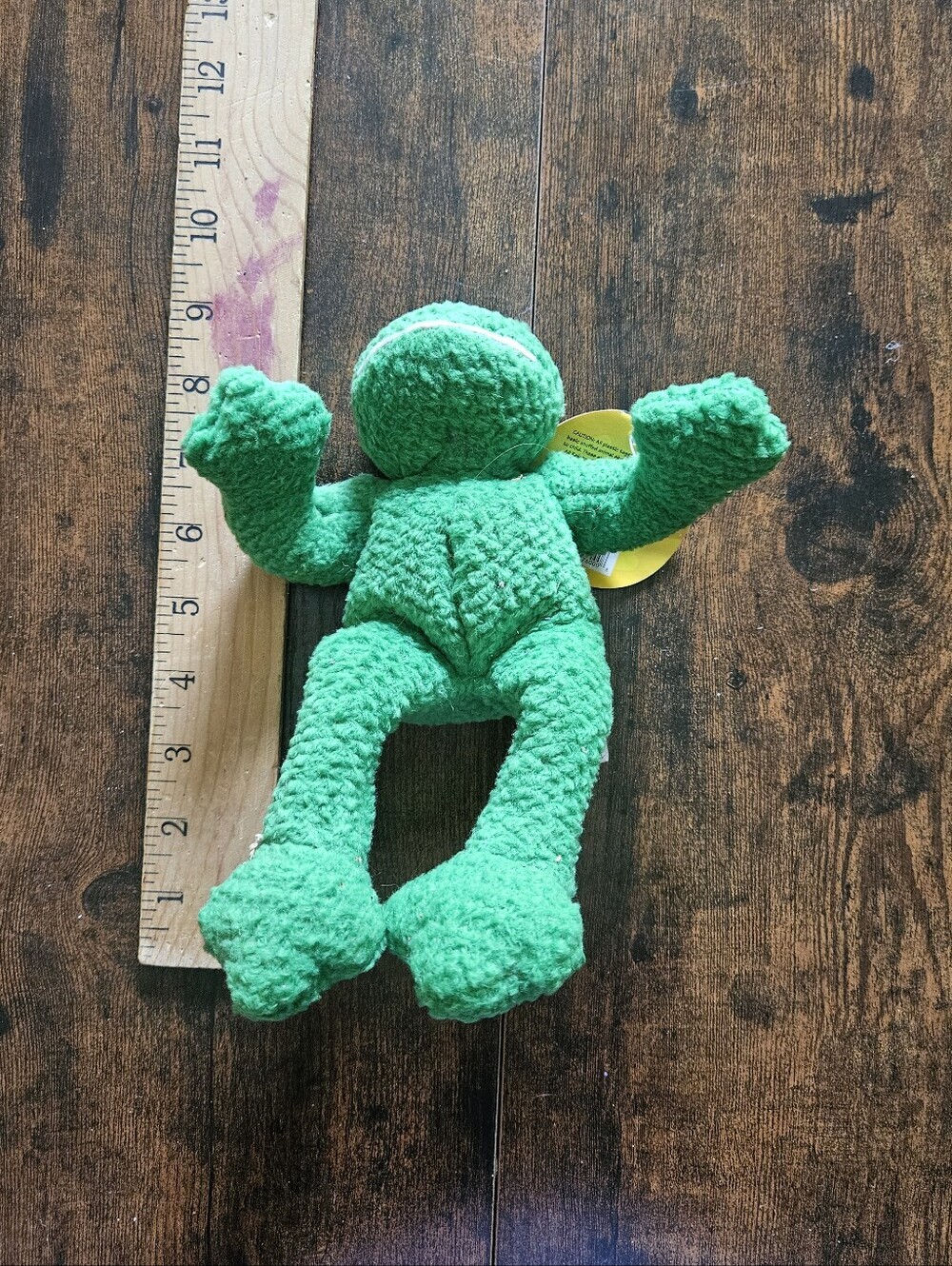 Vintage 90's Kellytoy Green Frog Bendy Pal